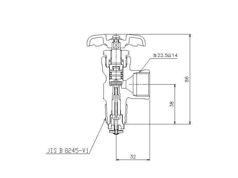 フォークリフト用液取出弁
