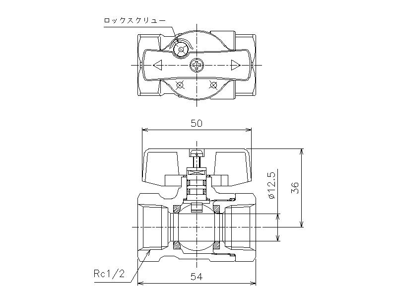 ねじガス栓