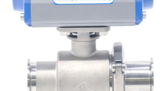 ステンレス製 サニタリー用 空気圧自動バルブ 一式 中古 空気圧式自動サニタリーボールバルブ 【 SBAU-**-AD 】 | 株式会社宮入